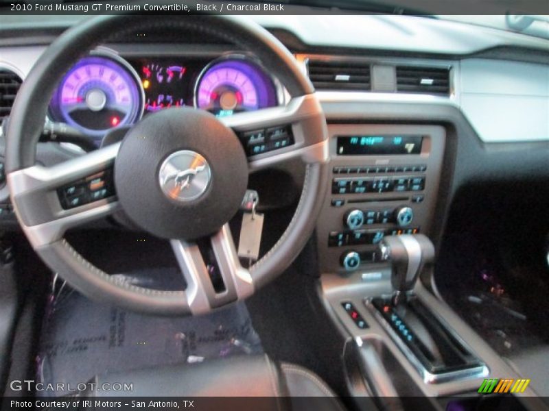 Black / Charcoal Black 2010 Ford Mustang GT Premium Convertible