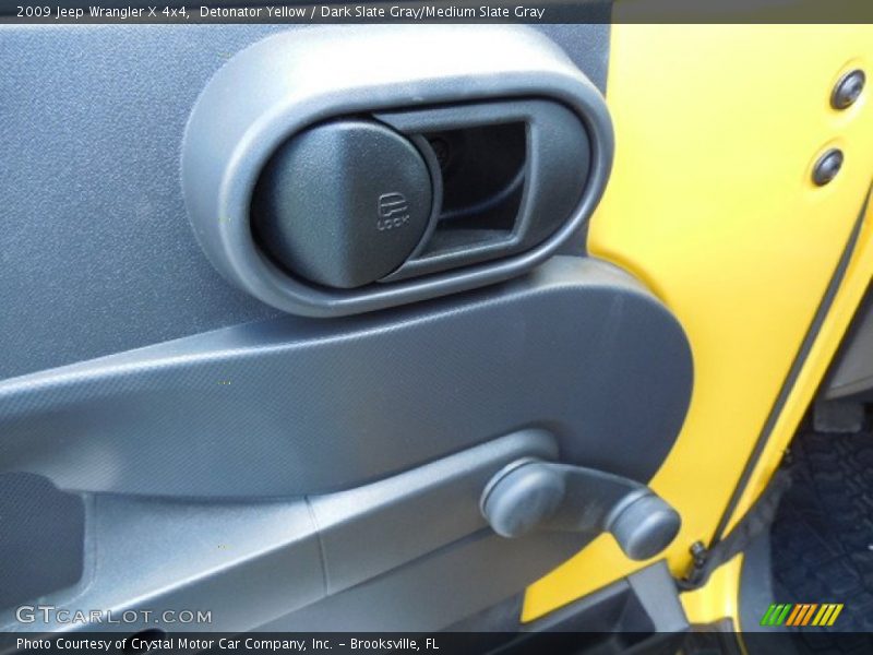 Detonator Yellow / Dark Slate Gray/Medium Slate Gray 2009 Jeep Wrangler X 4x4