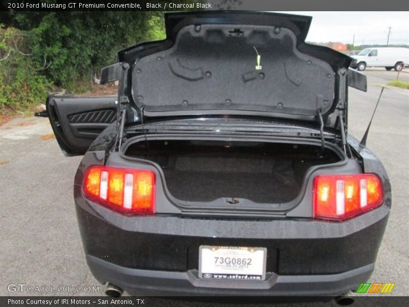 Black / Charcoal Black 2010 Ford Mustang GT Premium Convertible