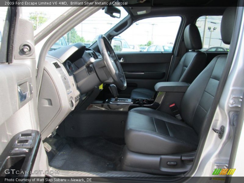 Brilliant Silver Metallic / Charcoal 2009 Ford Escape Limited V6 4WD