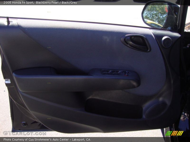 Blackberry Pearl / Black/Grey 2008 Honda Fit Sport