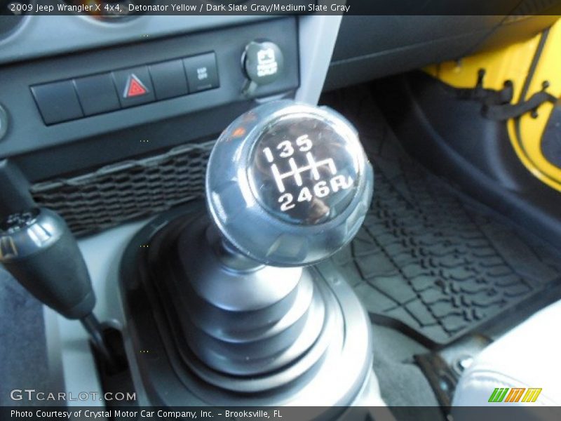 Detonator Yellow / Dark Slate Gray/Medium Slate Gray 2009 Jeep Wrangler X 4x4