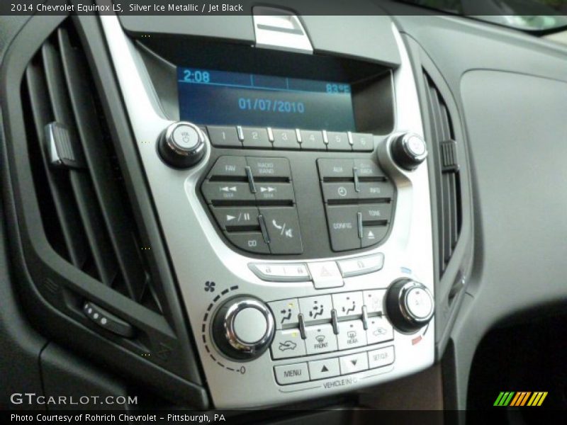 Silver Ice Metallic / Jet Black 2014 Chevrolet Equinox LS