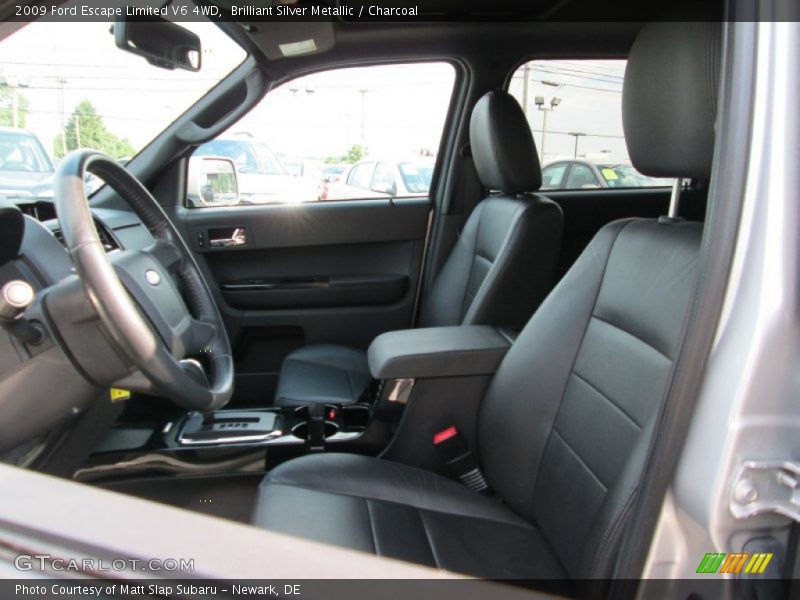 Brilliant Silver Metallic / Charcoal 2009 Ford Escape Limited V6 4WD