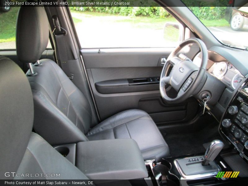 Brilliant Silver Metallic / Charcoal 2009 Ford Escape Limited V6 4WD
