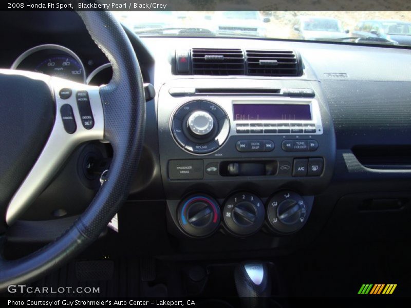 Blackberry Pearl / Black/Grey 2008 Honda Fit Sport