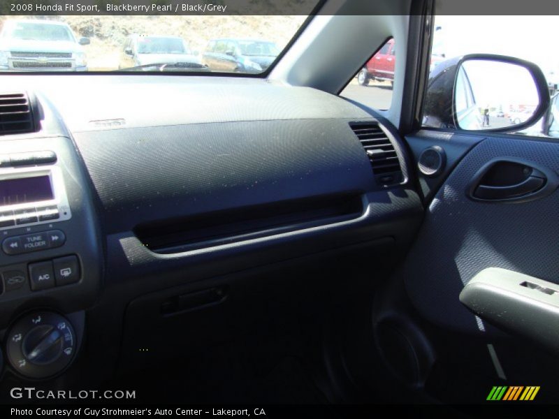 Blackberry Pearl / Black/Grey 2008 Honda Fit Sport