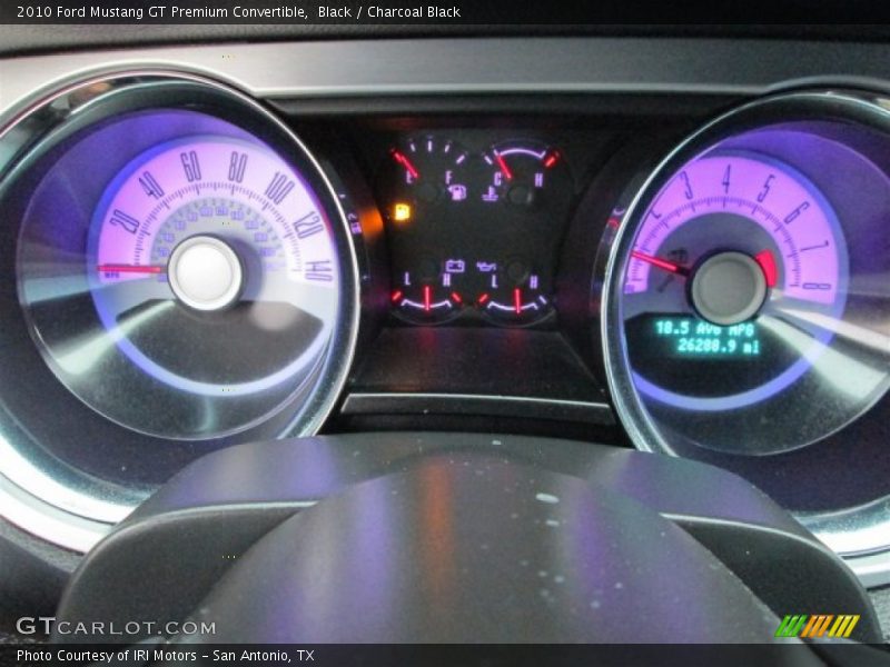 Black / Charcoal Black 2010 Ford Mustang GT Premium Convertible