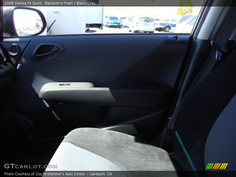 Blackberry Pearl / Black/Grey 2008 Honda Fit Sport