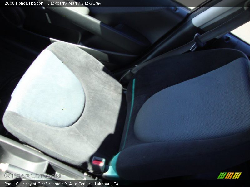 Blackberry Pearl / Black/Grey 2008 Honda Fit Sport