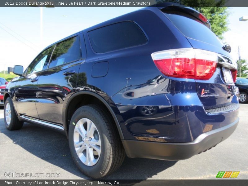 True Blue Pearl / Dark Graystone/Medium Graystone 2013 Dodge Durango SXT