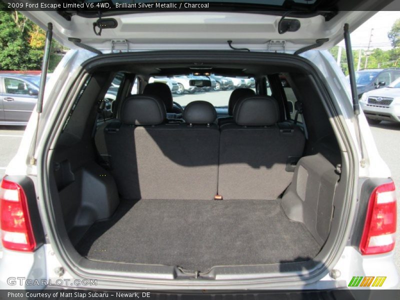 Brilliant Silver Metallic / Charcoal 2009 Ford Escape Limited V6 4WD