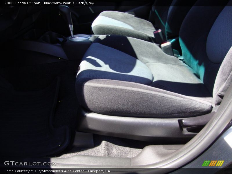 Blackberry Pearl / Black/Grey 2008 Honda Fit Sport