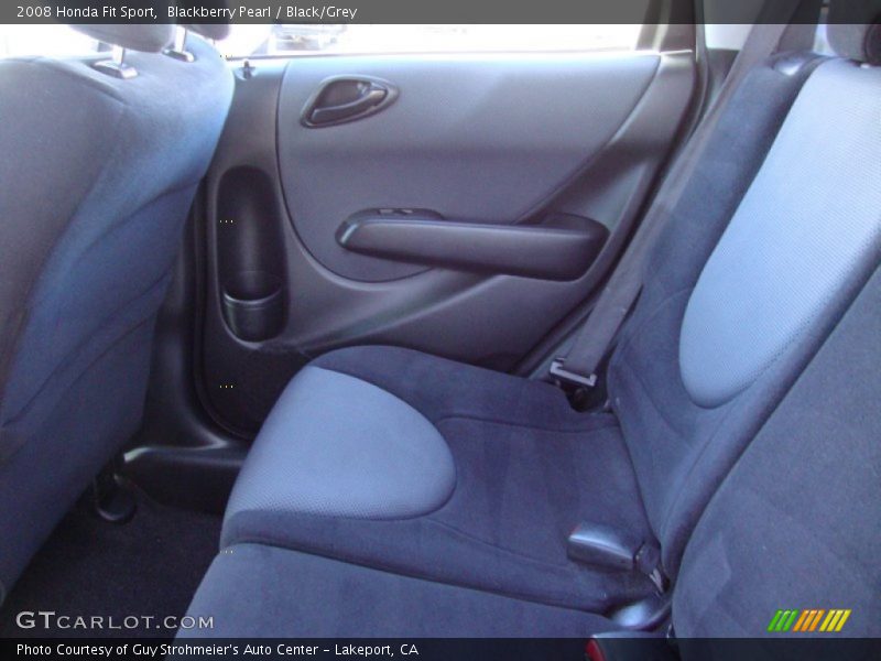Blackberry Pearl / Black/Grey 2008 Honda Fit Sport