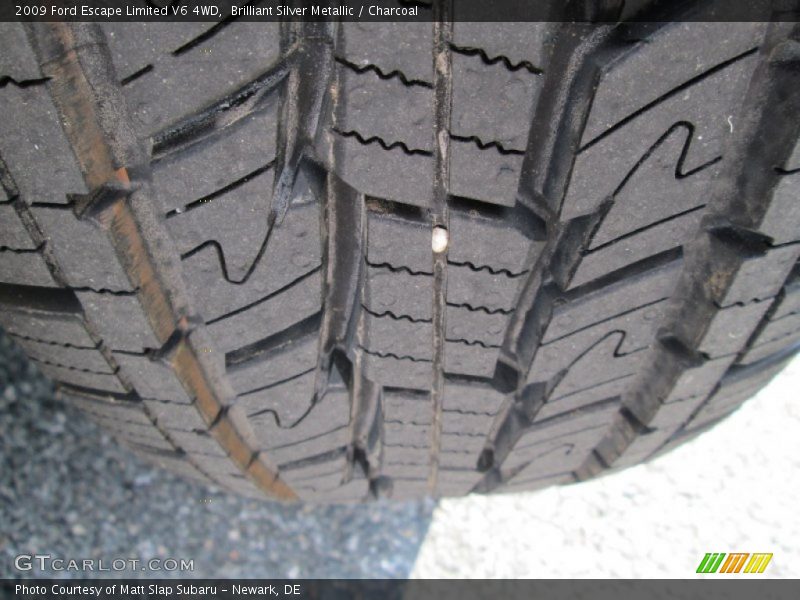 Brilliant Silver Metallic / Charcoal 2009 Ford Escape Limited V6 4WD