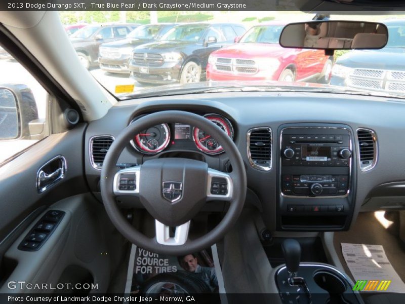 True Blue Pearl / Dark Graystone/Medium Graystone 2013 Dodge Durango SXT
