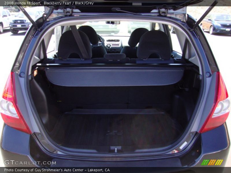 Blackberry Pearl / Black/Grey 2008 Honda Fit Sport