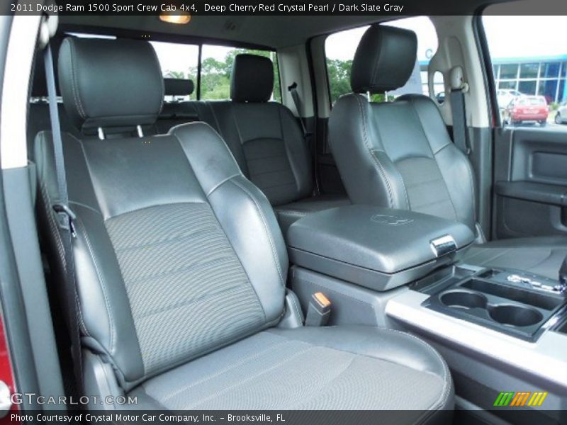 Deep Cherry Red Crystal Pearl / Dark Slate Gray 2011 Dodge Ram 1500 Sport Crew Cab 4x4