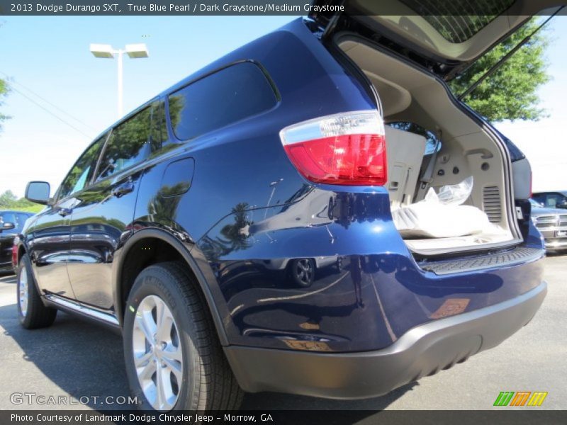 True Blue Pearl / Dark Graystone/Medium Graystone 2013 Dodge Durango SXT
