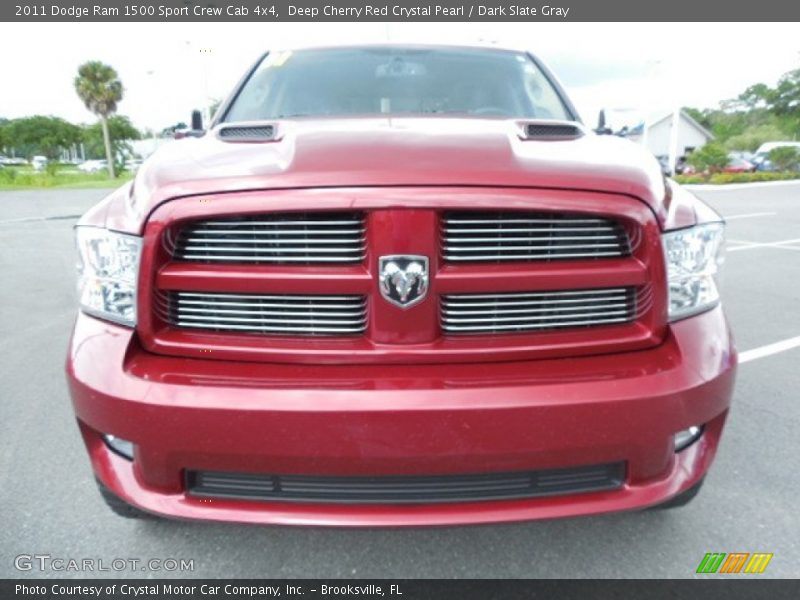 Deep Cherry Red Crystal Pearl / Dark Slate Gray 2011 Dodge Ram 1500 Sport Crew Cab 4x4