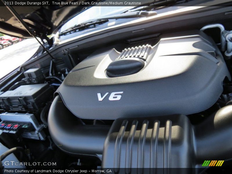 True Blue Pearl / Dark Graystone/Medium Graystone 2013 Dodge Durango SXT