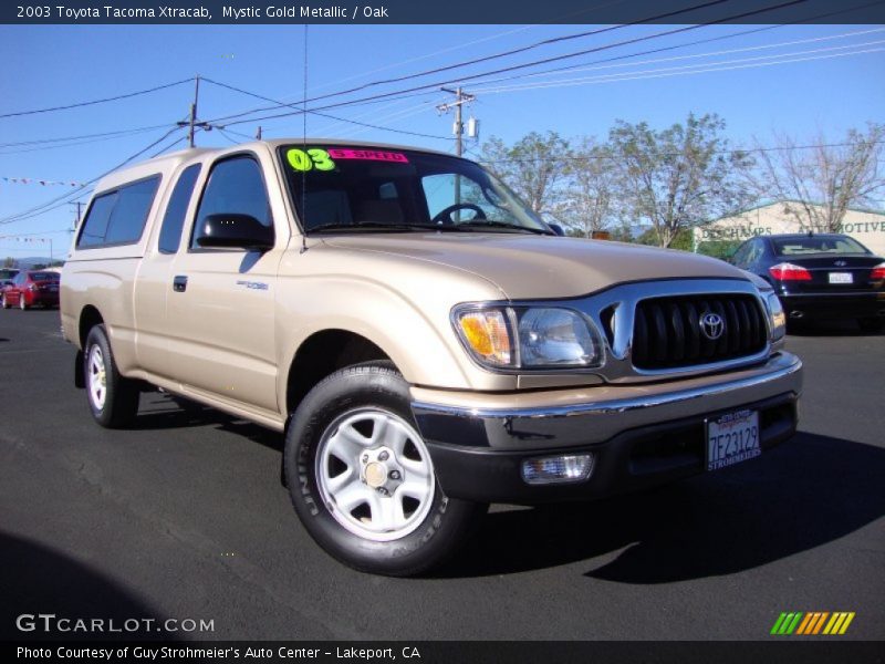Mystic Gold Metallic / Oak 2003 Toyota Tacoma Xtracab