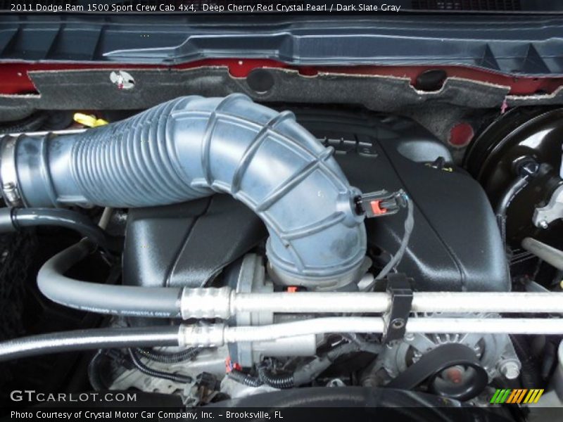 Deep Cherry Red Crystal Pearl / Dark Slate Gray 2011 Dodge Ram 1500 Sport Crew Cab 4x4
