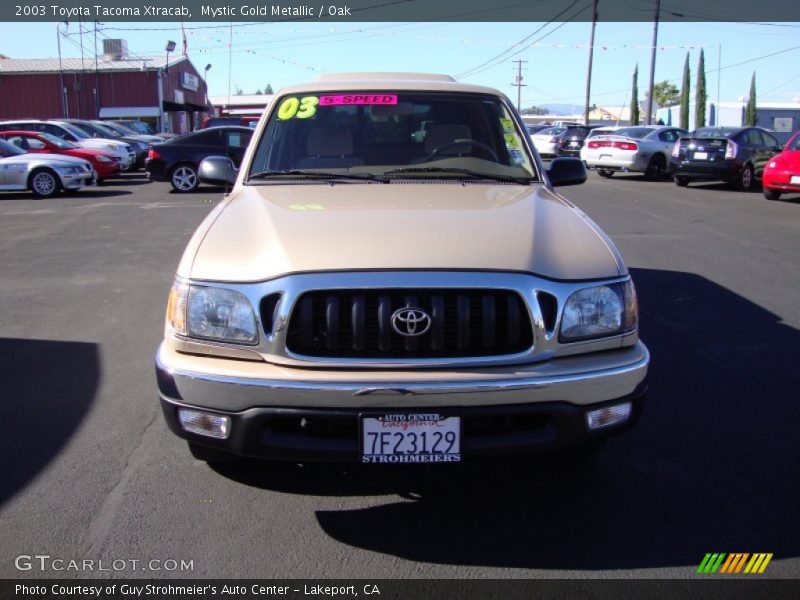 Mystic Gold Metallic / Oak 2003 Toyota Tacoma Xtracab