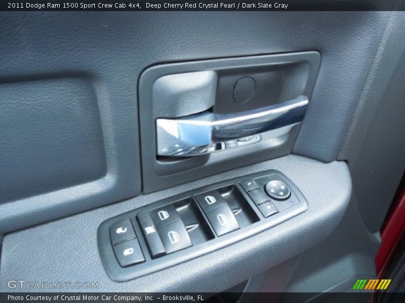 Deep Cherry Red Crystal Pearl / Dark Slate Gray 2011 Dodge Ram 1500 Sport Crew Cab 4x4