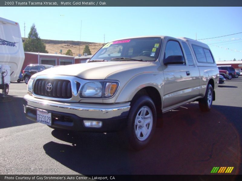 Mystic Gold Metallic / Oak 2003 Toyota Tacoma Xtracab