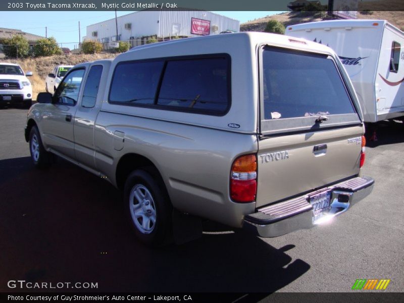 Mystic Gold Metallic / Oak 2003 Toyota Tacoma Xtracab