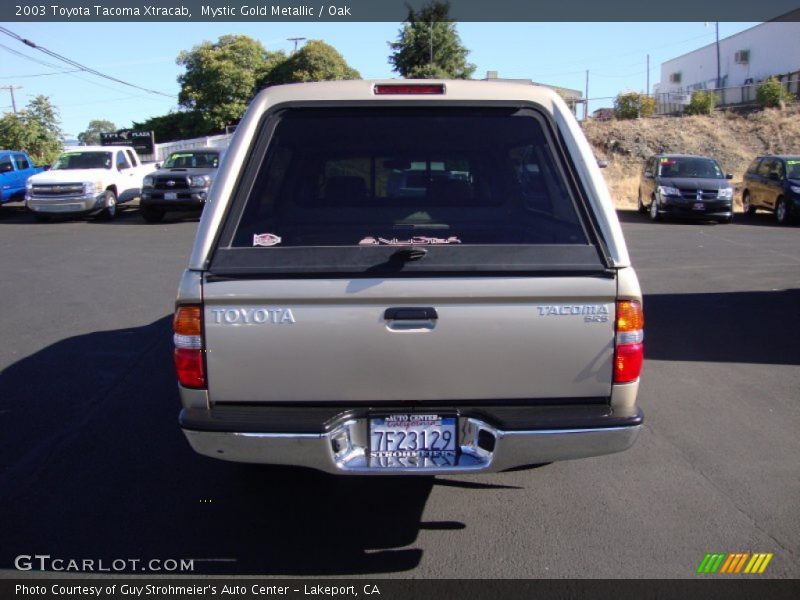 Mystic Gold Metallic / Oak 2003 Toyota Tacoma Xtracab