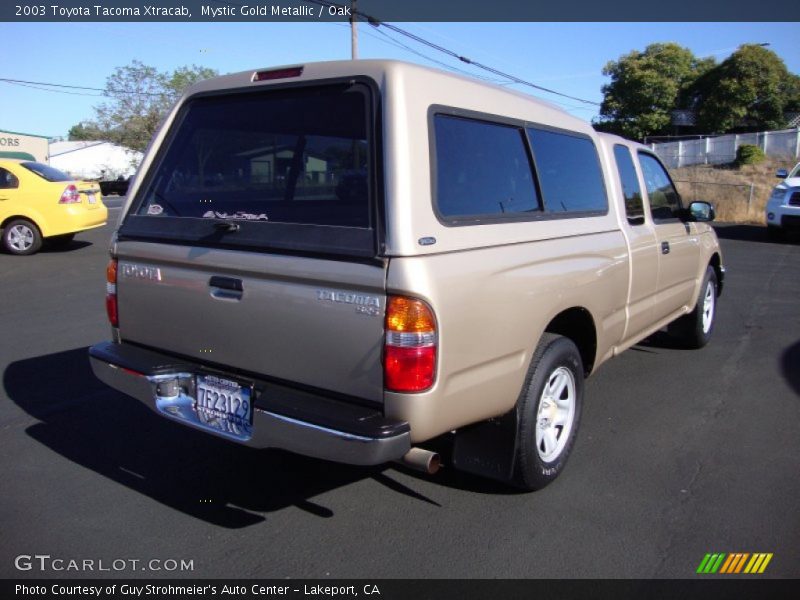Mystic Gold Metallic / Oak 2003 Toyota Tacoma Xtracab