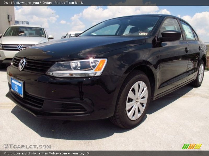 Black / Titan Black 2014 Volkswagen Jetta S Sedan
