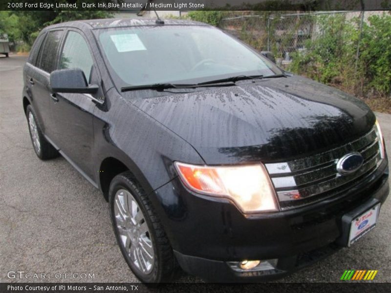 Dark Ink Blue Metallic / Medium Light Stone 2008 Ford Edge Limited