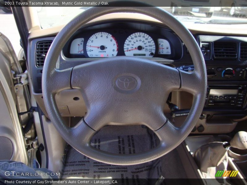 Mystic Gold Metallic / Oak 2003 Toyota Tacoma Xtracab