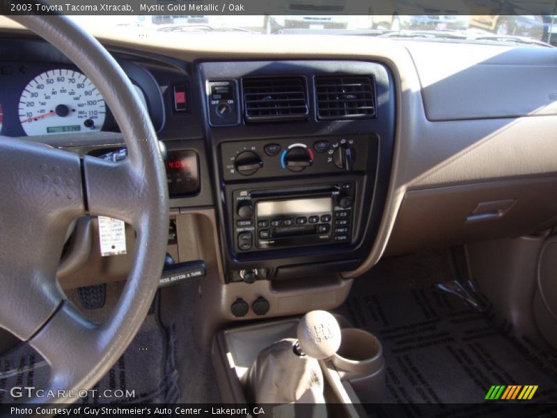 Mystic Gold Metallic / Oak 2003 Toyota Tacoma Xtracab