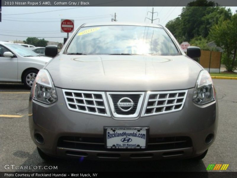 Gotham Gray / Black 2010 Nissan Rogue S AWD
