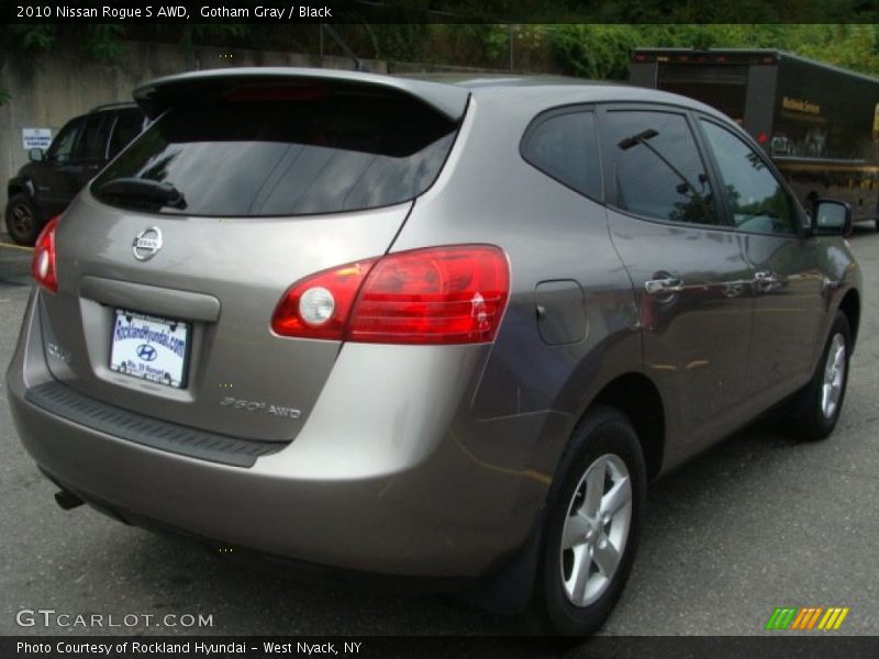 Gotham Gray / Black 2010 Nissan Rogue S AWD