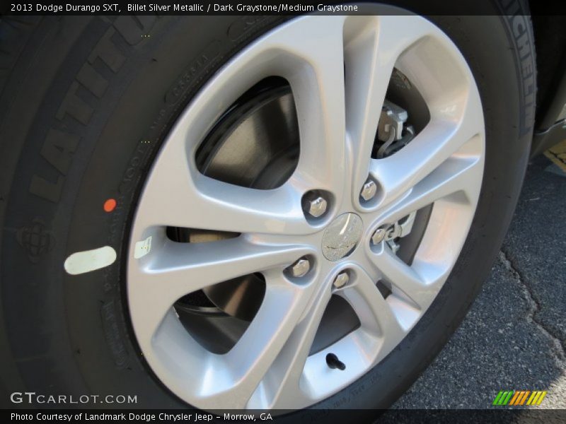 Billet Silver Metallic / Dark Graystone/Medium Graystone 2013 Dodge Durango SXT