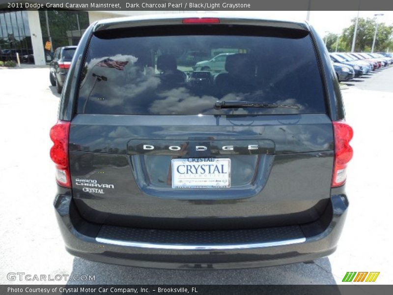 Dark Charcoal Pearl / Black/Light Graystone 2011 Dodge Grand Caravan Mainstreet