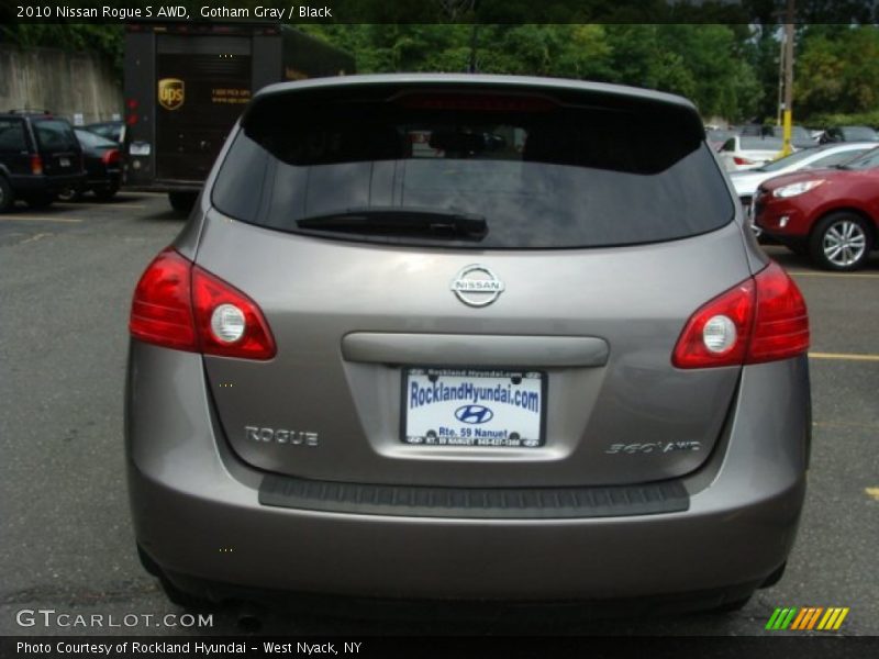 Gotham Gray / Black 2010 Nissan Rogue S AWD