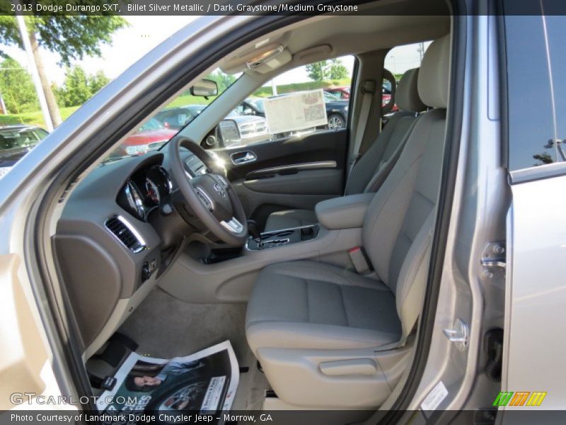 Billet Silver Metallic / Dark Graystone/Medium Graystone 2013 Dodge Durango SXT