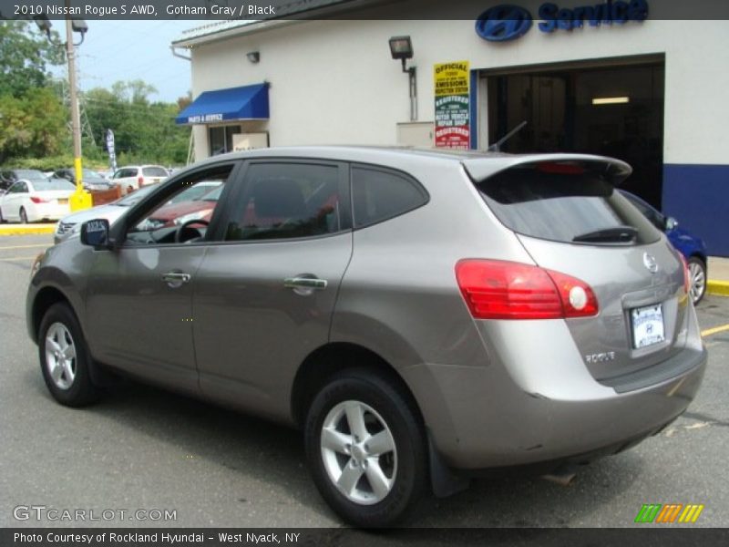 Gotham Gray / Black 2010 Nissan Rogue S AWD