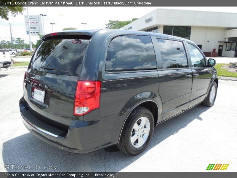 Dark Charcoal Pearl / Black/Light Graystone 2011 Dodge Grand Caravan Mainstreet