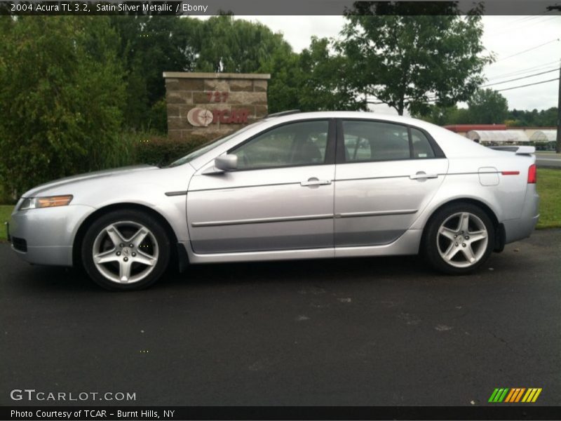 Satin Silver Metallic / Ebony 2004 Acura TL 3.2
