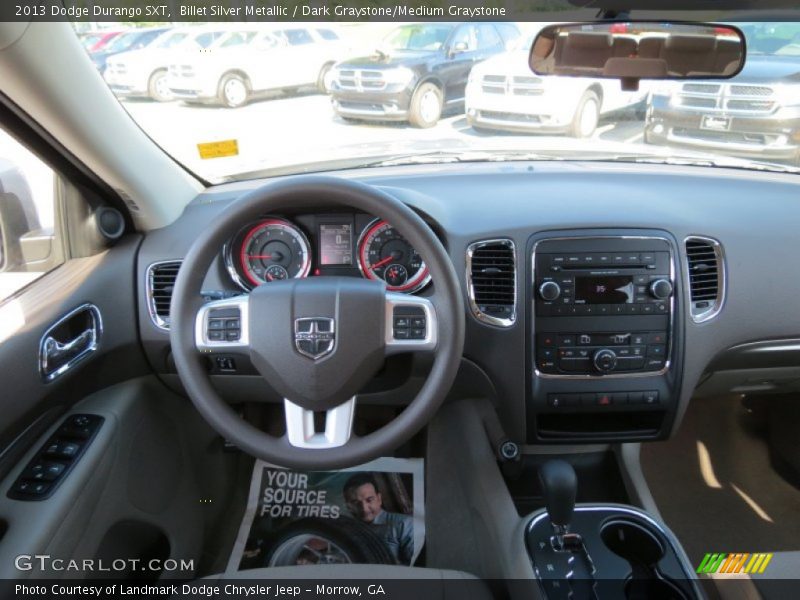 Billet Silver Metallic / Dark Graystone/Medium Graystone 2013 Dodge Durango SXT