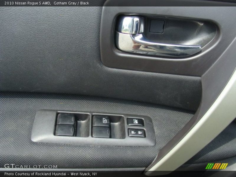 Gotham Gray / Black 2010 Nissan Rogue S AWD
