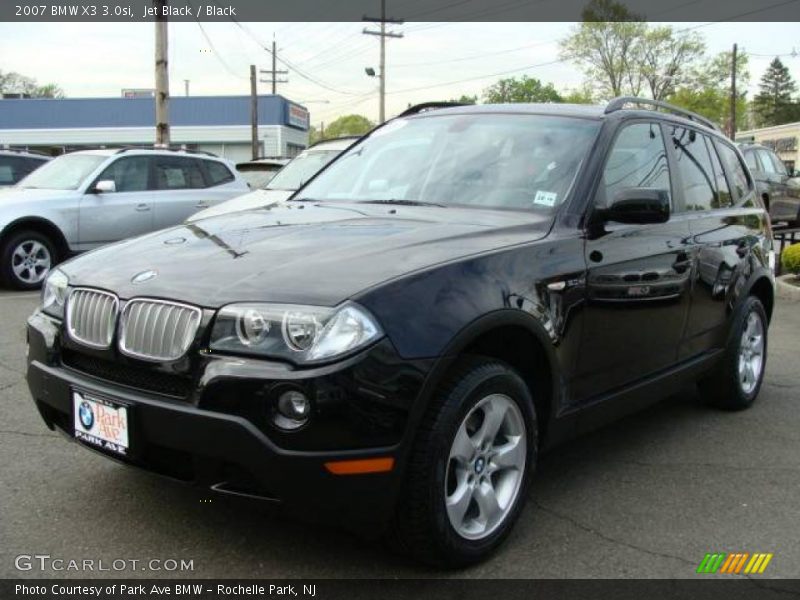 Jet Black / Black 2007 BMW X3 3.0si