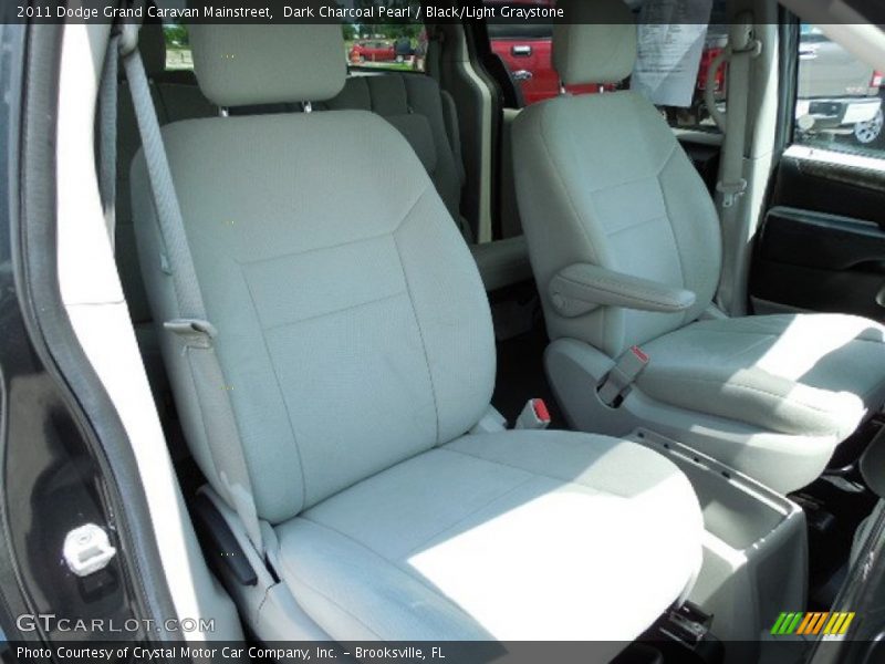 Dark Charcoal Pearl / Black/Light Graystone 2011 Dodge Grand Caravan Mainstreet